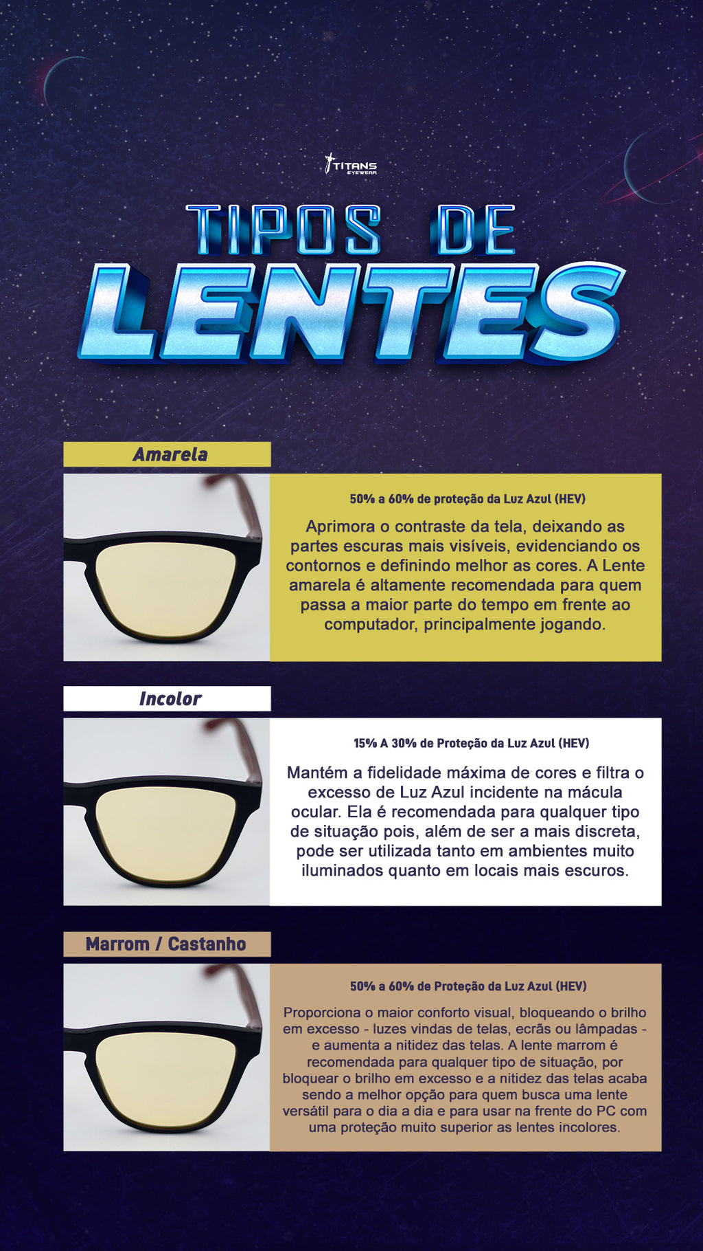 Capitán 2.0 Negro - Lentes de protección azul