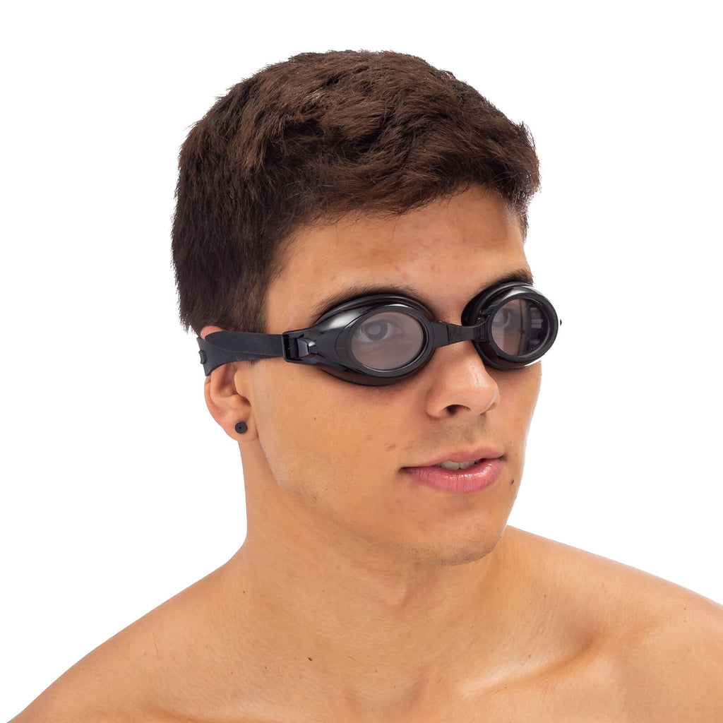 Gafas de natación personalizadas - Poseidon Black