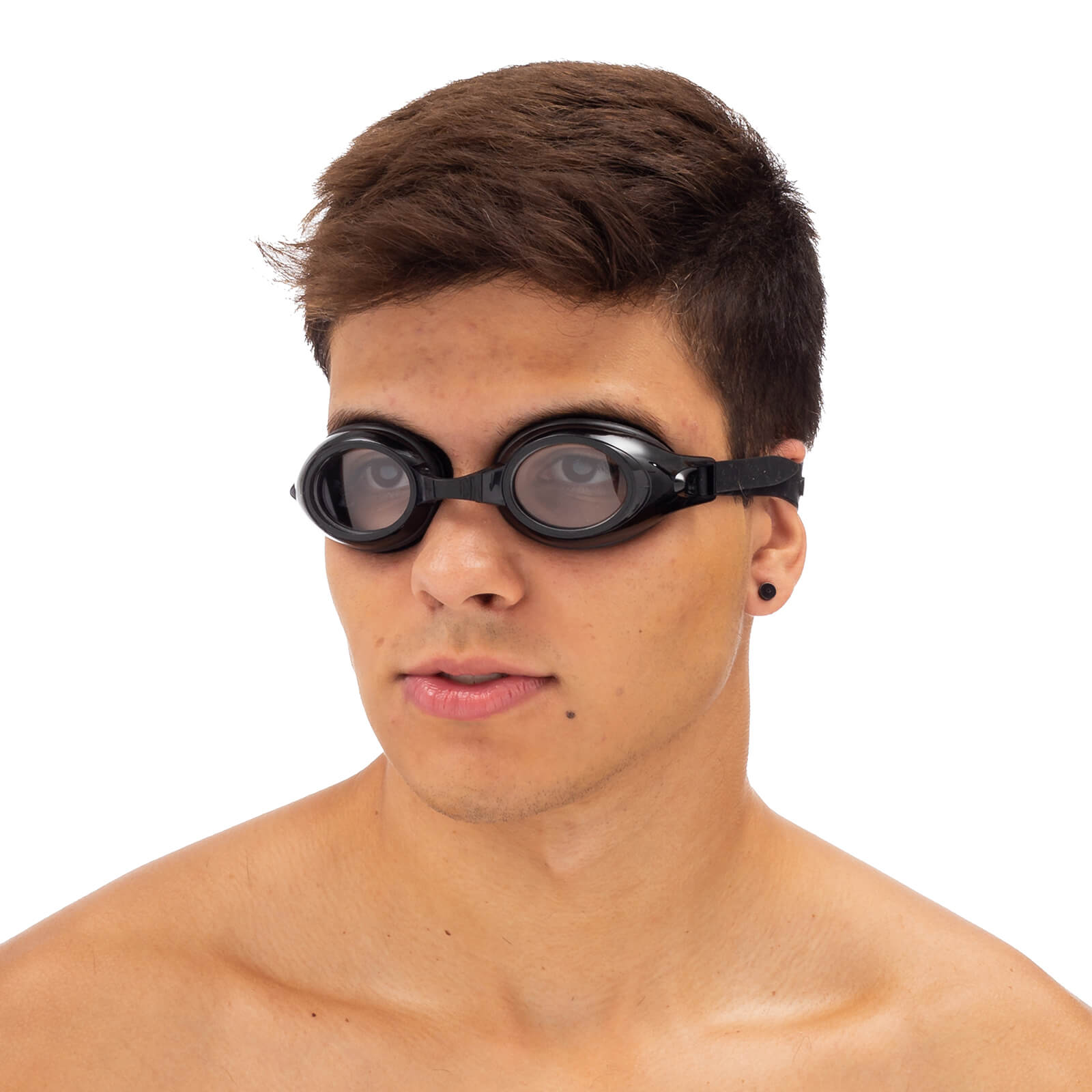 Gafas de natación personalizadas - Poseidon Black