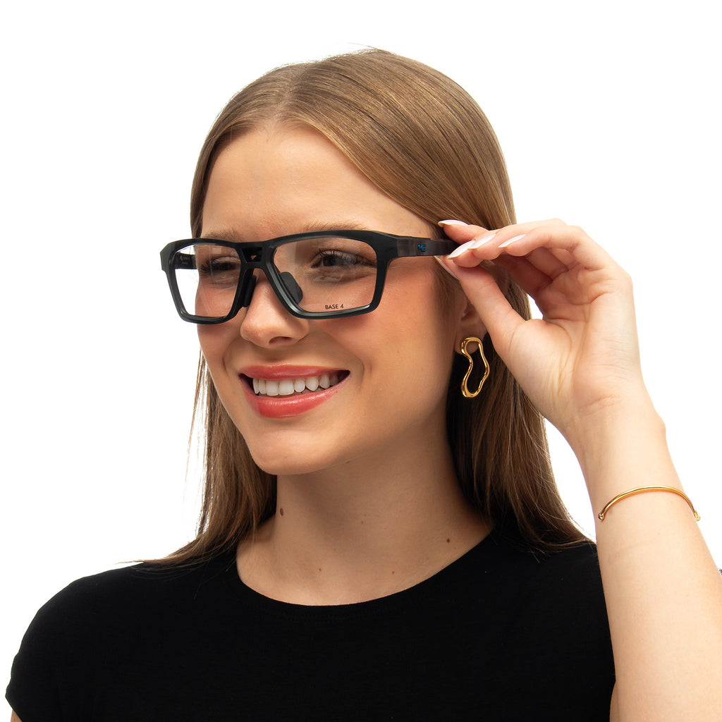 HB Presto Gray Cycling Glasses with Clip