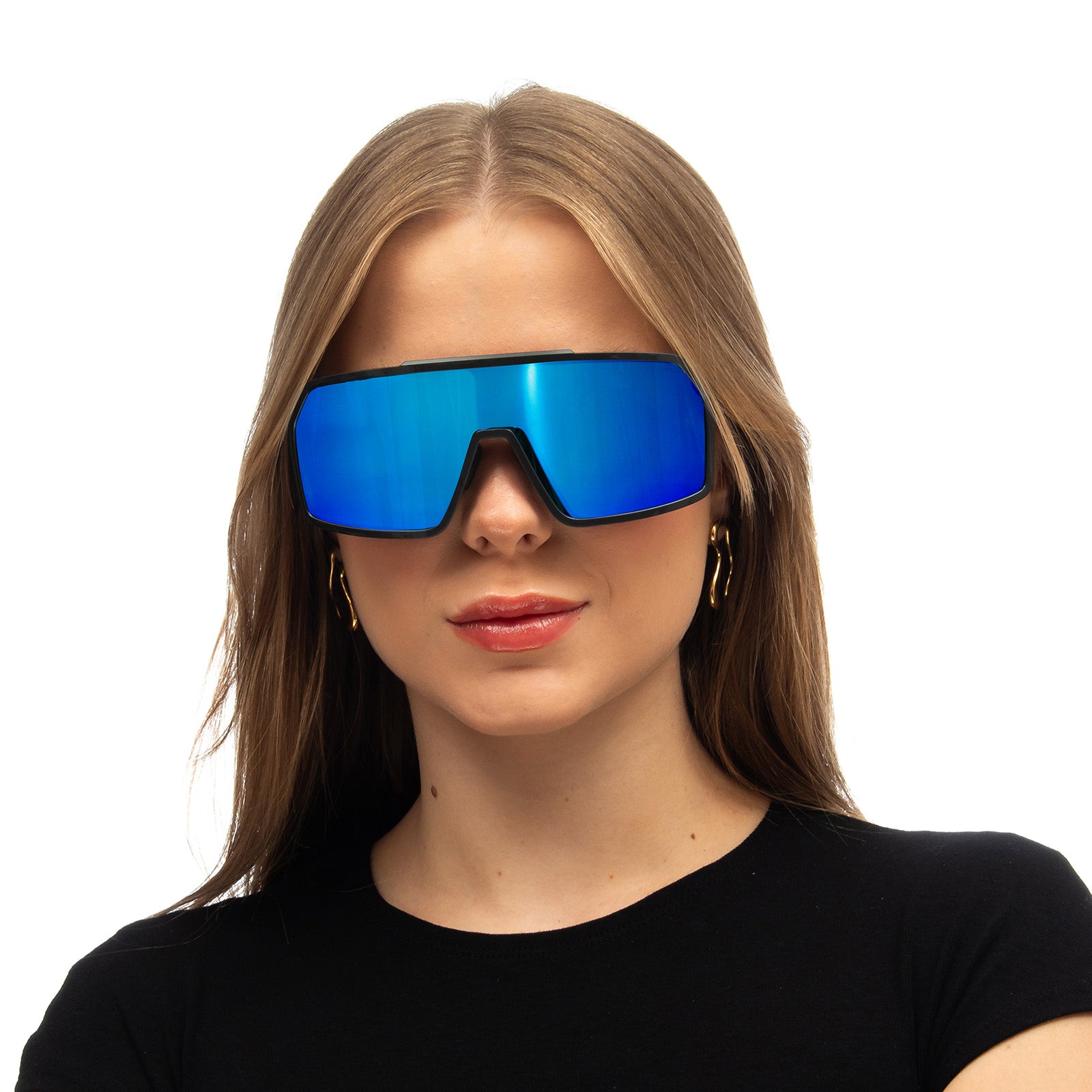 HB Presto Blue Cycling Glasses with Clip