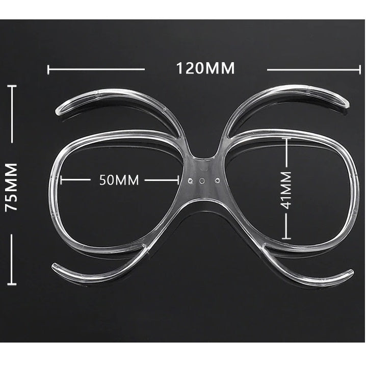 Adaptador para Lentes Graduadas em Máscara de Mota Ski ou Snowboard