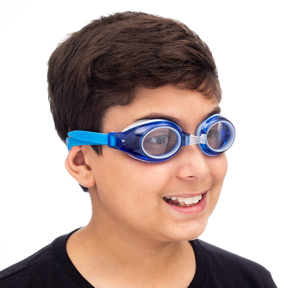 Gafas de natación personalizadas - Azul Poseidón