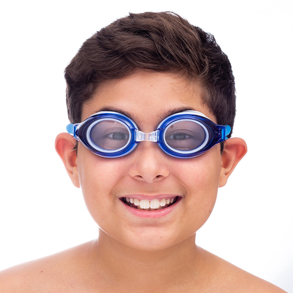 Gafas de natación personalizadas - Azul Poseidón