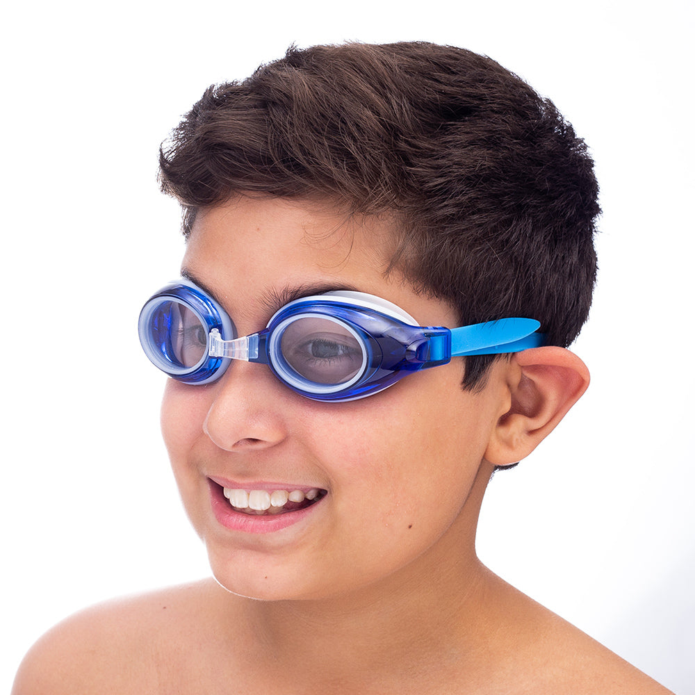 Gafas de natación personalizadas - Azul Poseidón