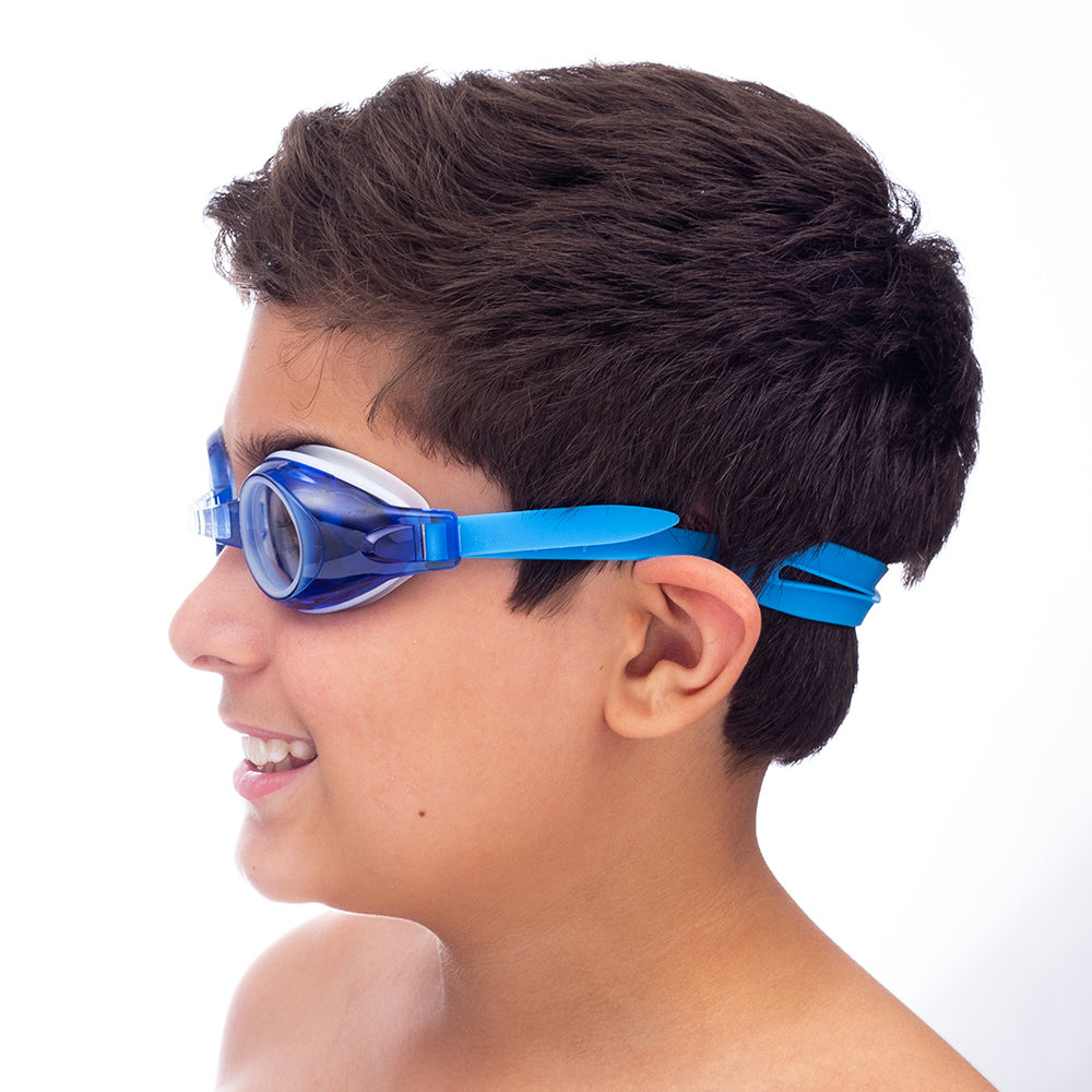 Gafas de natación personalizadas - Azul Poseidón