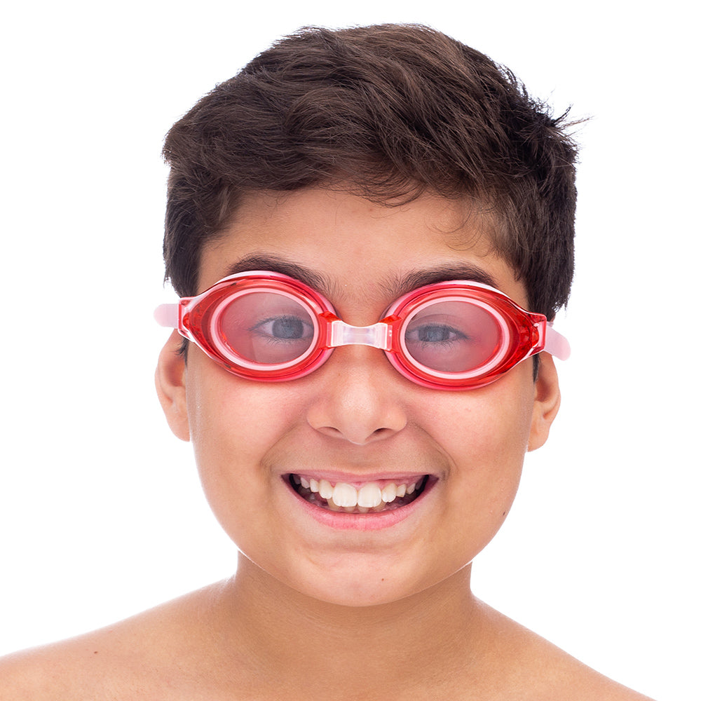 Óculos Natação Infantil Personalizado - Poseidon Rosa