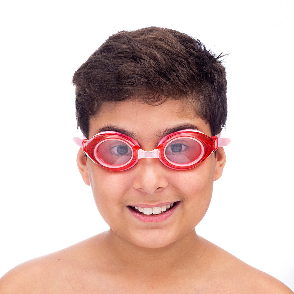 Óculos Natação Infantil Personalizado - Poseidon Rosa